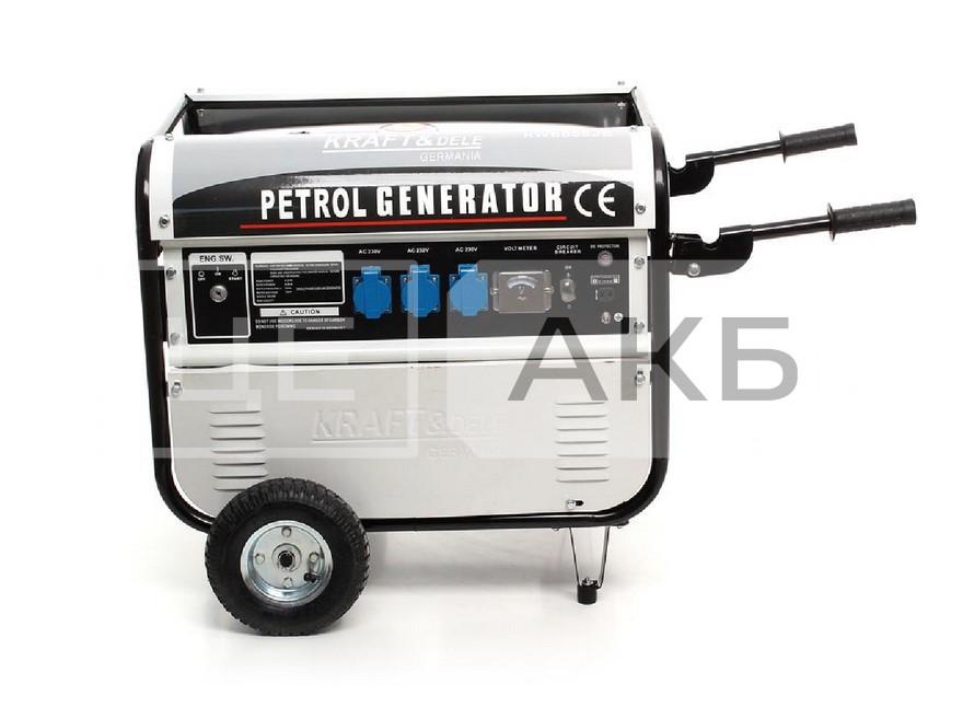 ГЕНЕРАТОР БЕНЗИНОВИЙ KRAFT&DELE 12/230V 5200W ОДНОФАЗНИЙ РУЧНИЙ/ЕЛЕКТРОСТАРТЕР KD119CU