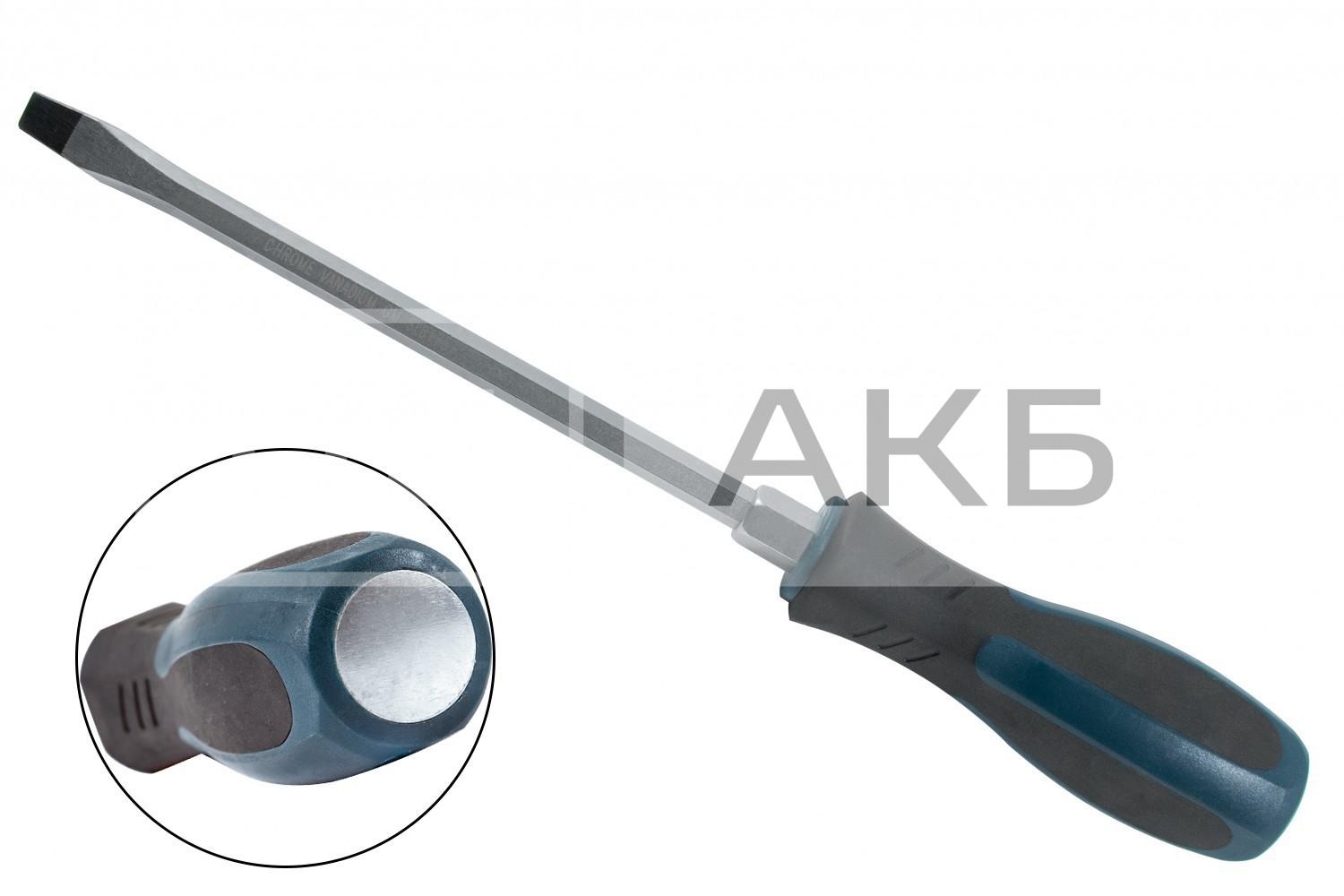 ВИКРУТКА ПЛОСКА УДАРНА МАГНІТНА ПРЯМИЙ ШЛІЦ SL8*175MM GMSL8175