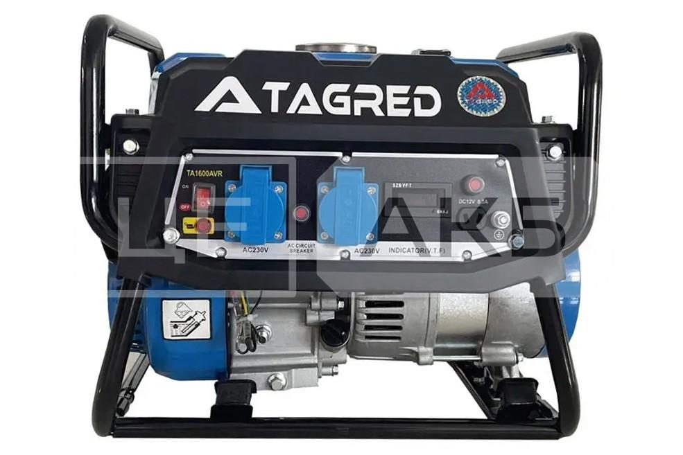 ГЕНЕРАТОР БЕНЗИНОВИЙ TAGRED TA1600AVR 1.25/1.6KW 1.56/2.0KVA 230V AVR ОДНОФАЗНИЙ РУЧНИЙ ЗАПУСК TA1600AVR